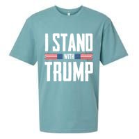 I Stand With Trump 2024 Sueded Cloud Jersey T-Shirt