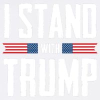 I Stand With Trump 2024 Garment-Dyed Sweatshirt