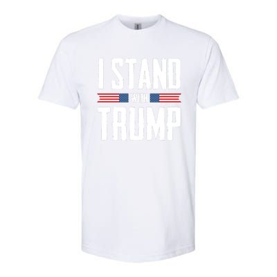 I Stand With Trump 2024 Softstyle® CVC T-Shirt