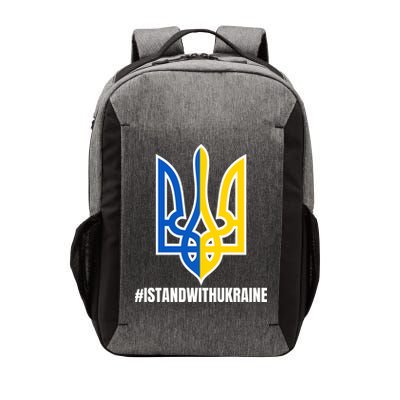 I Stand With Ukraine Flag Support Free Ukrainians Vector Backpack