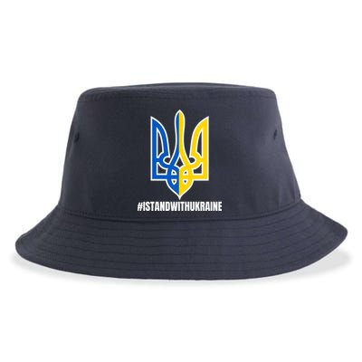 I Stand With Ukraine Flag Support Free Ukrainians Sustainable Bucket Hat