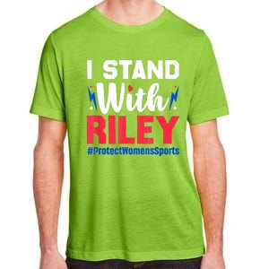 I Stand With Riley Gaines Protect Women Sports Support Adult ChromaSoft Performance T-Shirt