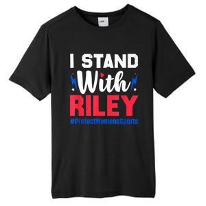 I Stand With Riley Gaines Protect Women Sports Support Tall Fusion ChromaSoft Performance T-Shirt