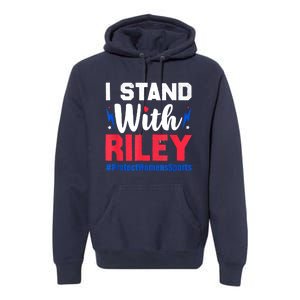 I Stand With Riley Gaines Protect Women Sports Support Premium Hoodie