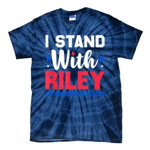 I Stand With Riley Gaines Protect Women Sports Support Tie-Dye T-Shirt