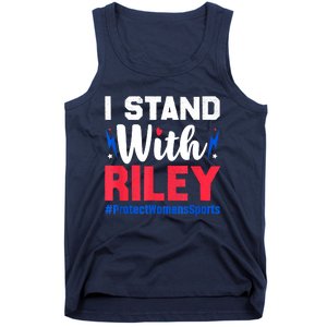 I Stand With Riley Gaines Protect Women Sports Support Tank Top