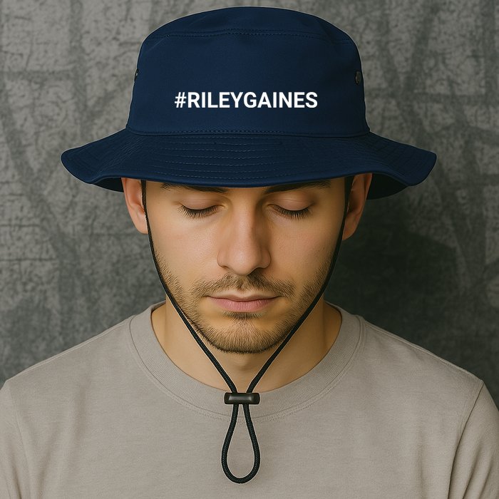 I Stand With Riley Gaines Hashtag Bucket Hat