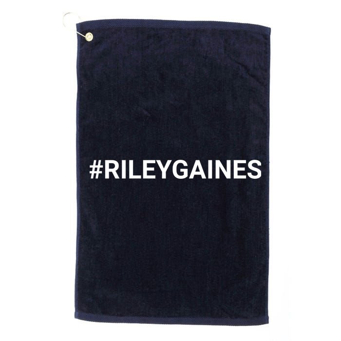 I Stand With Riley Gaines Hashtag Golf Towel