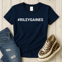 I Stand With Riley Gaines Hashtag Womens T-Shirt