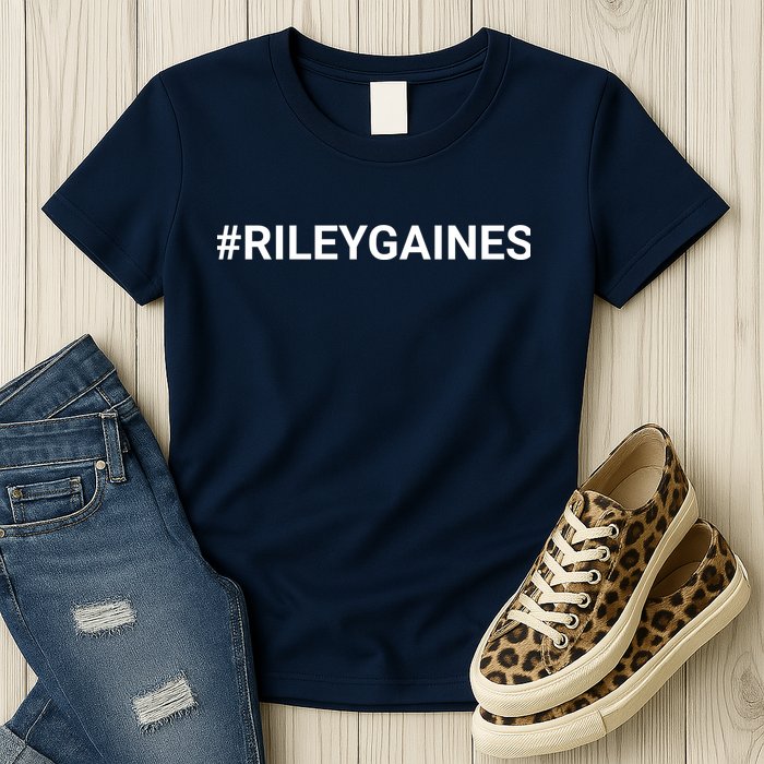 I Stand With Riley Gaines Hashtag Womens T-Shirt
