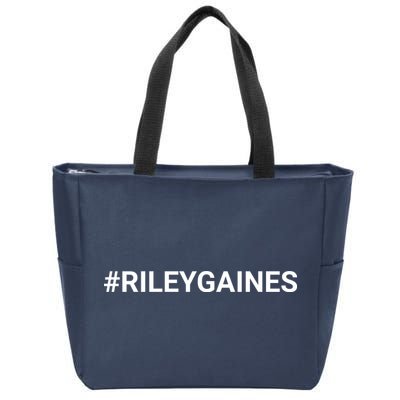 I Stand With Riley Gaines Hashtag Zip Tote Bag