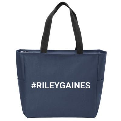 I Stand With Riley Gaines Hashtag Zip Tote Bag