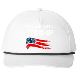 I Stand With Trump Pro Trump Supporter Free Trump Snapback Five-Panel Rope Hat