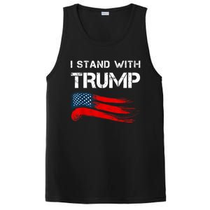 I Stand With Trump Pro Trump Supporter Free Trump PosiCharge Competitor Tank