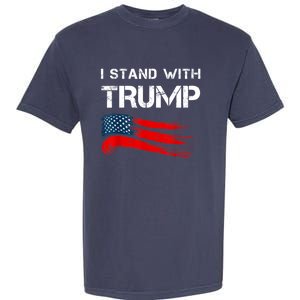 I Stand With Trump Pro Trump Supporter Free Trump Garment-Dyed Heavyweight T-Shirt