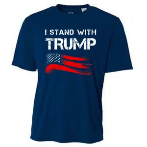 I Stand With Trump Pro Trump Supporter Free Trump Cooling Performance Crew T-Shirt