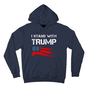 I Stand With Trump Pro Trump Supporter Free Trump Hoodie