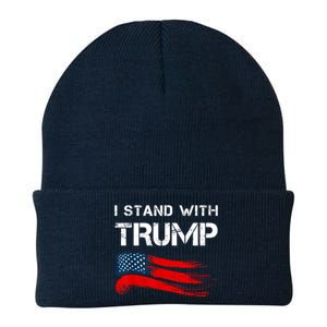 I Stand With Trump Pro Trump Supporter Free Trump Knit Cap Winter Beanie