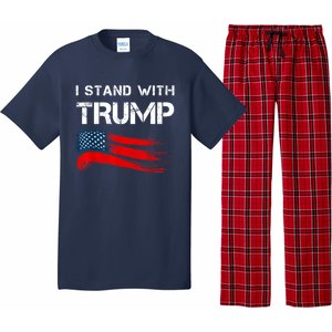 I Stand With Trump Pro Trump Supporter Free Trump Pajama Set