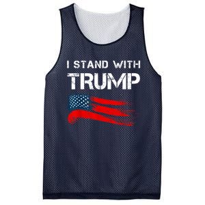 I Stand With Trump Pro Trump Supporter Free Trump Mesh Reversible Basketball Jersey Tank