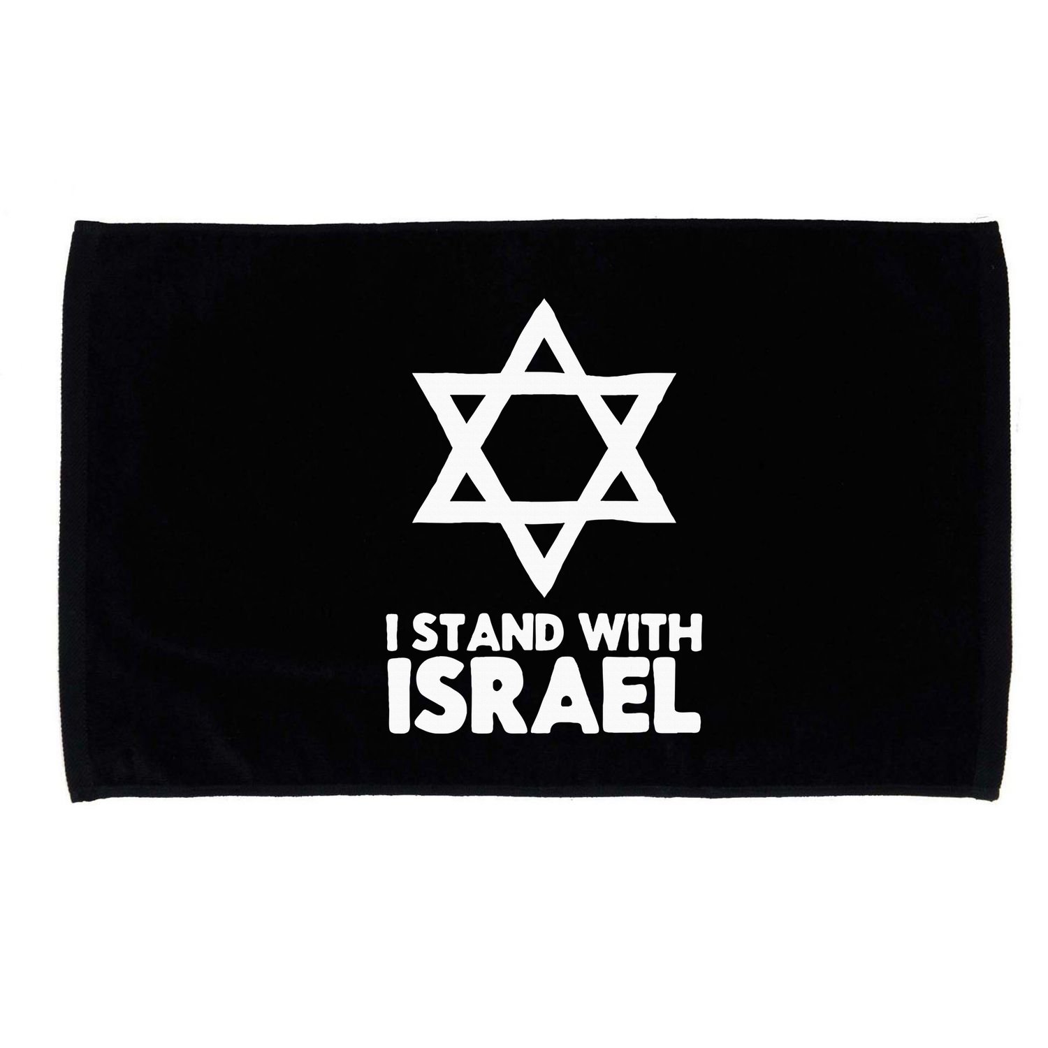 I Stand With Israel Jewish NonDistressed Vintage Microfiber Hand Towel