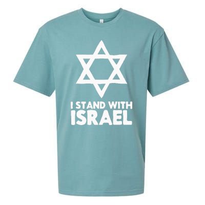 I Stand With Israel Jewish NonDistressed Vintage Sueded Cloud Jersey T-Shirt