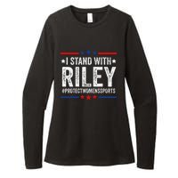 I Stand With Riley Gaines Protect Wo Sports Womens CVC Long Sleeve Shirt