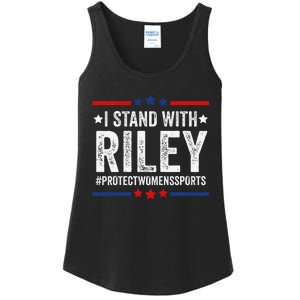 I Stand With Riley Gaines Protect Wo Sports Ladies Essential Tank