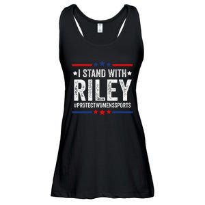 I Stand With Riley Gaines Protect Wo Sports Ladies Essential Flowy Tank