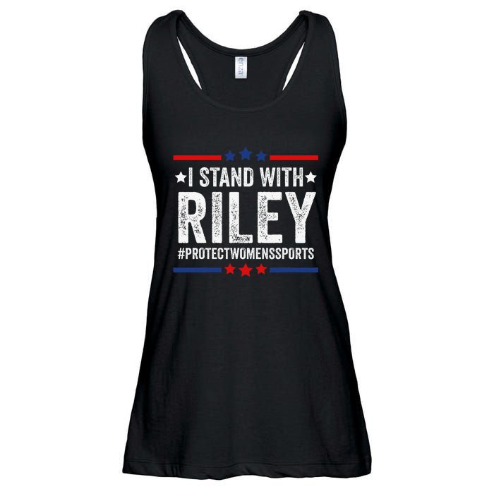 I Stand With Riley Gaines Protect Wo Sports Ladies Essential Flowy Tank