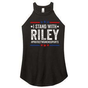 I Stand With Riley Gaines Protect Wo Sports Women's Perfect Tri Rocker Tank