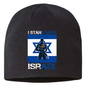 I Stand With Israel Support Israel Love Israeli IDF Sustainable Beanie