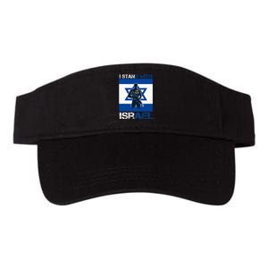 I Stand With Israel Support Israel Love Israeli IDF Valucap Bio-Washed Visor