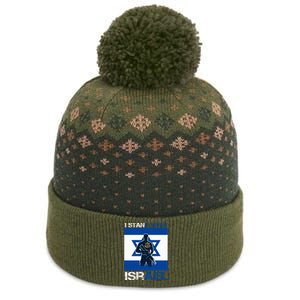 I Stand With Israel Support Israel Love Israeli IDF The Baniff Cuffed Pom Beanie