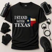I Stand With Texas Performance Shirt