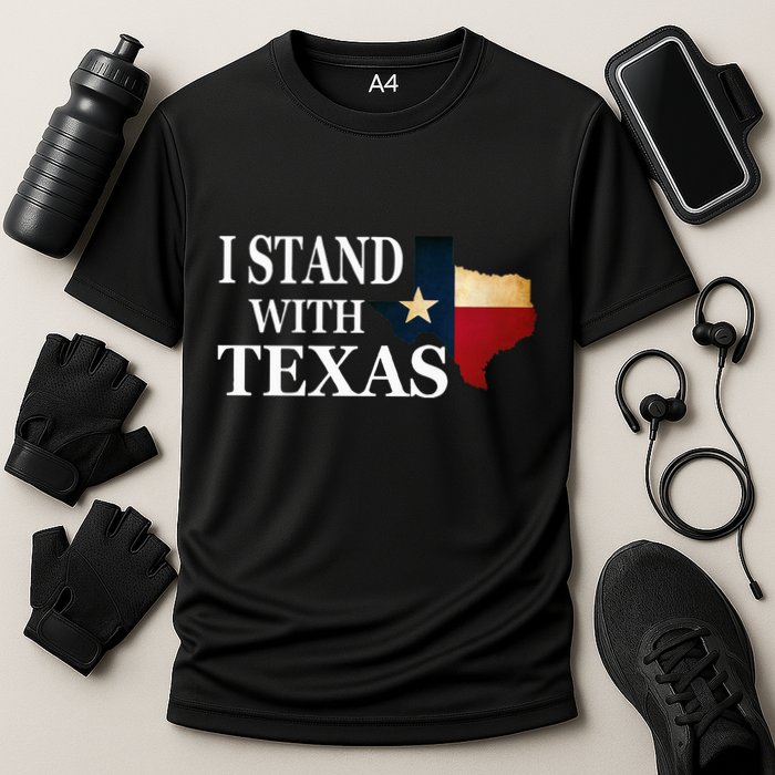 I Stand With Texas Performance Shirt