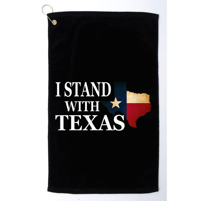 I Stand With Texas Golf Towel