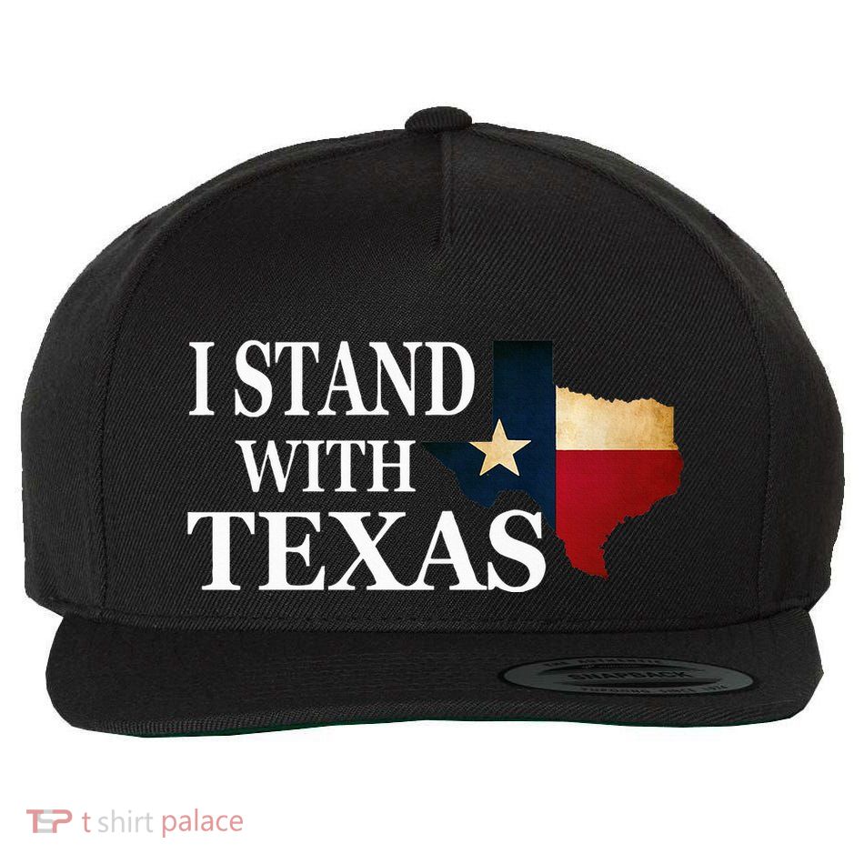 I Stand With Texas Wool Snapback Cap