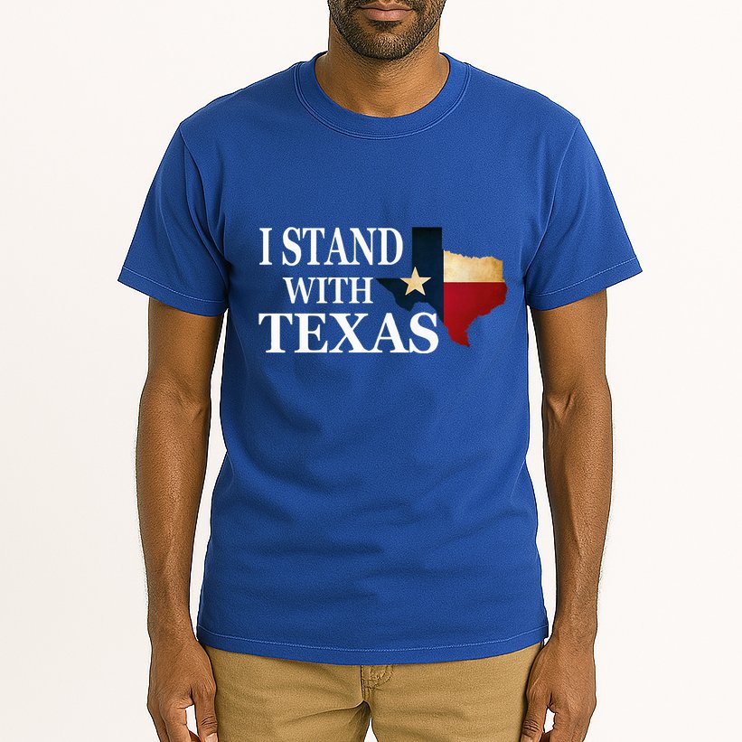I Stand With Texas Tall T-Shirt