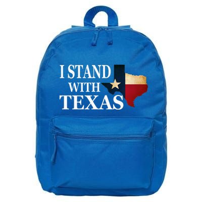 I Stand With Texas 16 in Basic Backpack