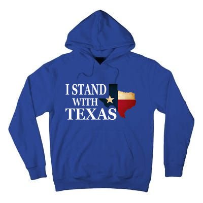 I Stand With Texas Tall Hoodie