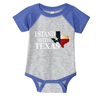 I Stand With Texas Infant Baby Jersey Bodysuit