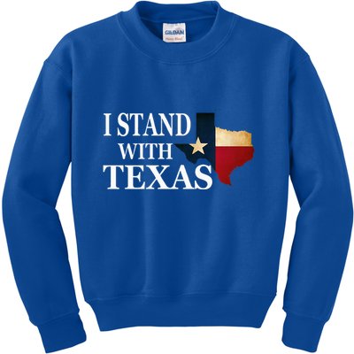 I Stand With Texas Kids Sweatshirt