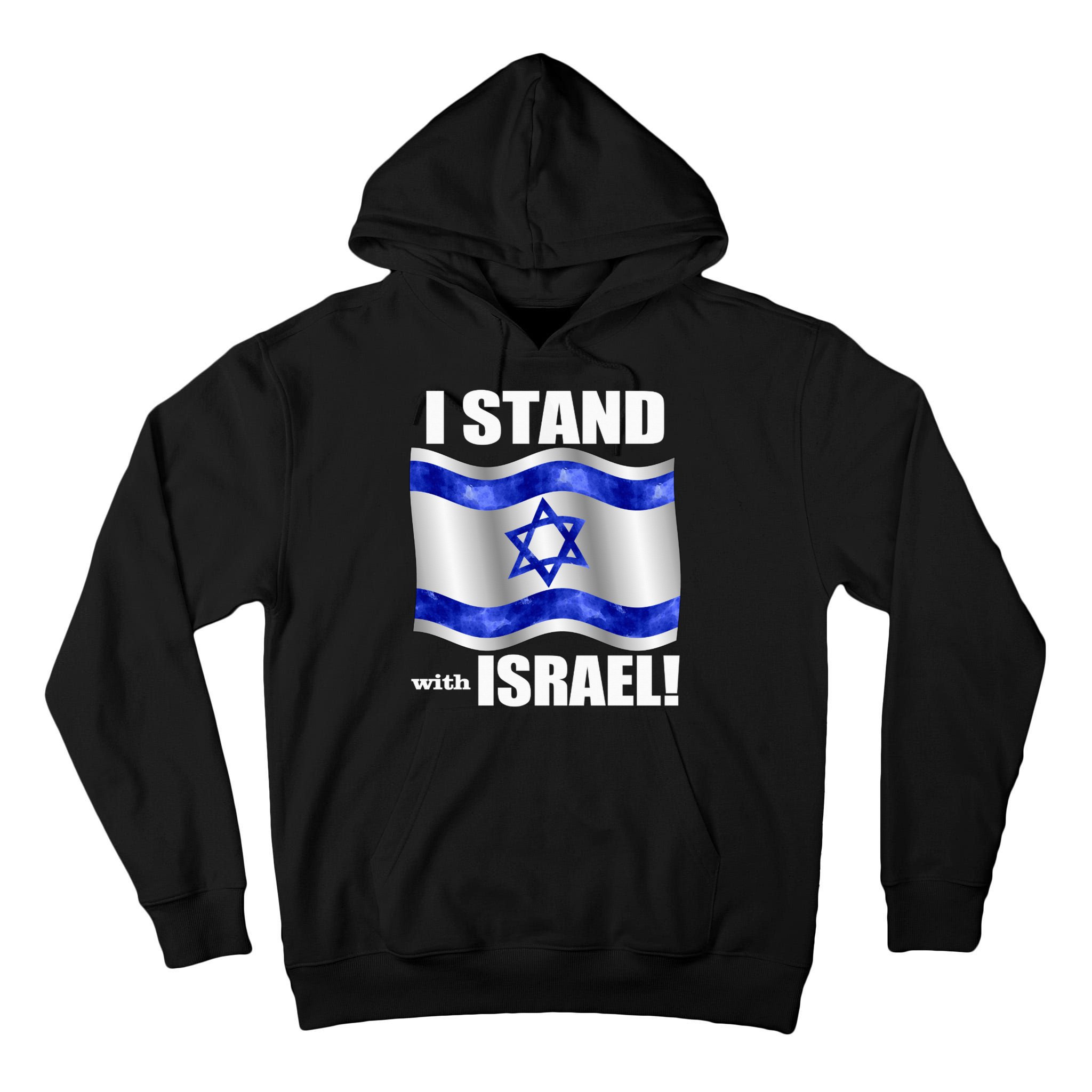 I Stand With Israel Support Israel Love Israeli Brotherhood Tall Hoodie