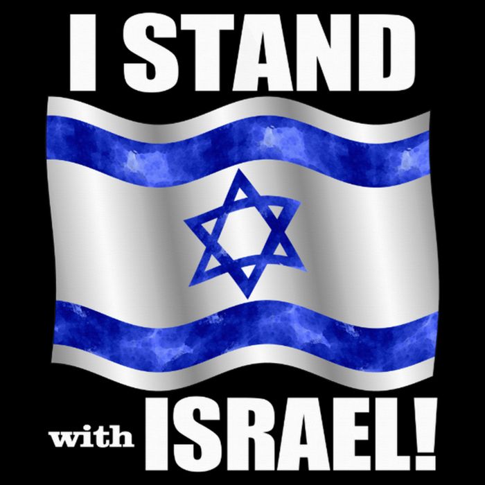 I Stand With Israel Support Israel Love Israeli Brotherhood Toddler T-Shirt