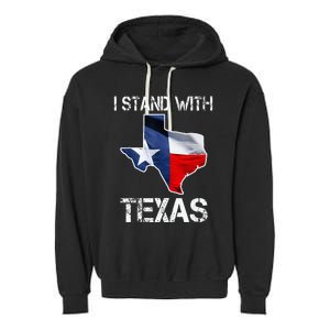 I Stand With Texas Scotus Garment-Dyed Fleece Hoodie