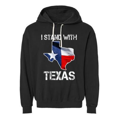 I Stand With Texas Scotus Garment-Dyed Fleece Hoodie