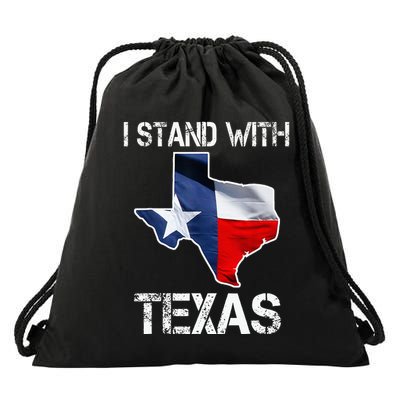 I Stand With Texas Scotus Drawstring Bag