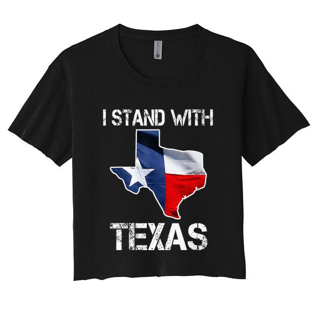 I Stand With Texas Scotus Crop Top
