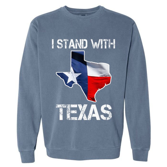 I Stand With Texas Scotus Garment-Dyed Sweatshirt